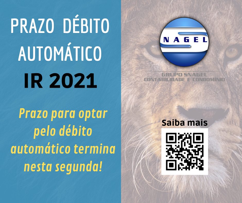 IR 2021: Optação Pelo Débito Automático Termina Nesta Segunda