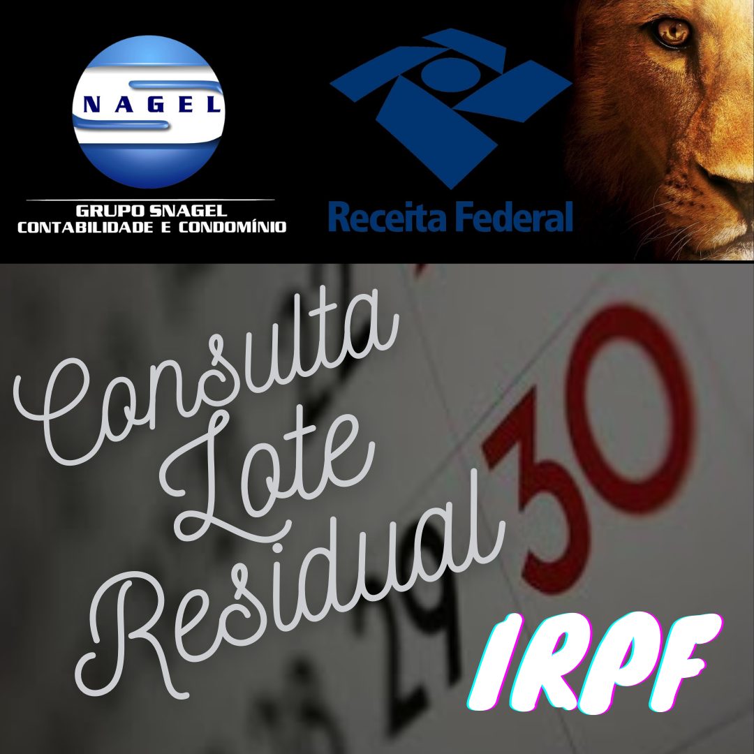 Receita Abre Nesta Terça-feira (23) Nova Consulta Ao Lote Residual De Restituição Do IRPF